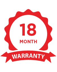 VOX Books 18 month warranty